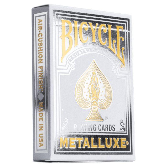 Playing Cards - Metalluxe Silver