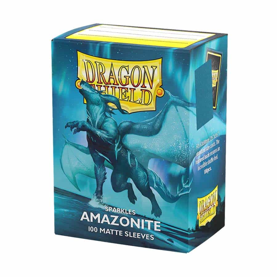 Dragon Shield Sleeves - Matte Dual Sparkles: Amazonite
