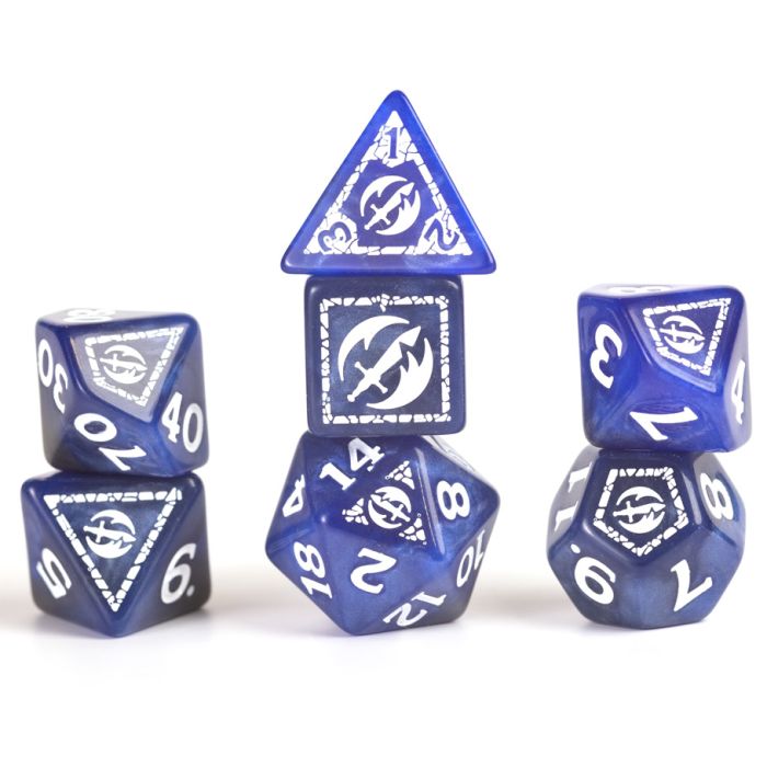 Dungeons & Dragons: Adventure Dice - Fighter (Blue)