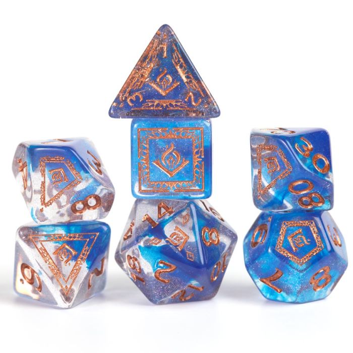 Dungeons & Dragons: Adventure Dice - Wizard (Blue)