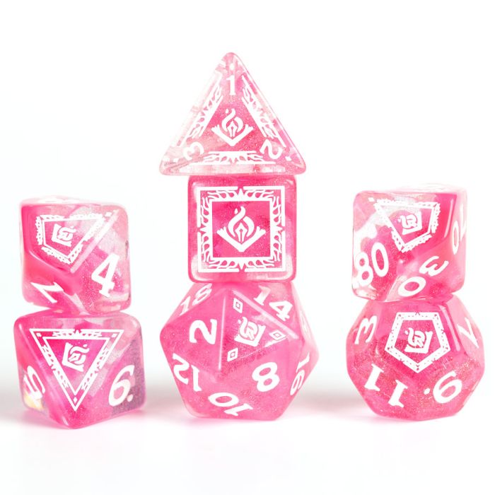 Dungeons & Dragons: Adventure Dice - Wizard (Fuchsia)