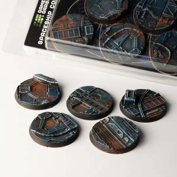 Spaceship Corridor Bases - Round 40mm (5)