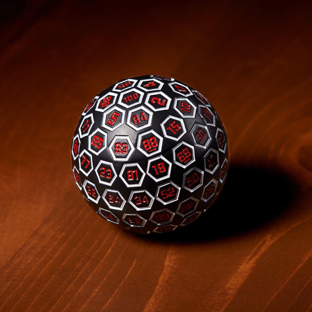Metal D100 Orb - Black/White/Red