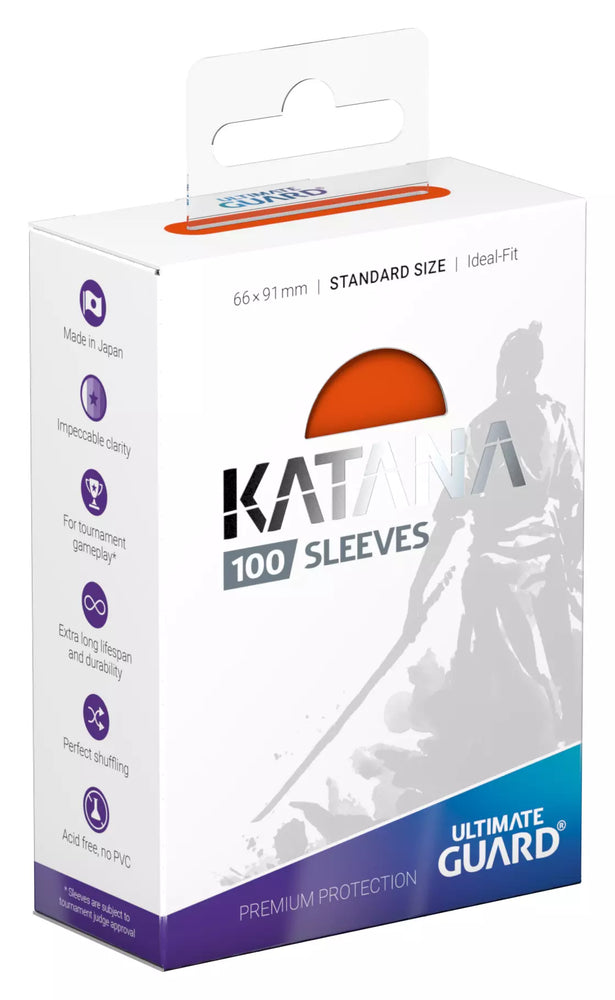 Katana Sleeves - Orange (100)