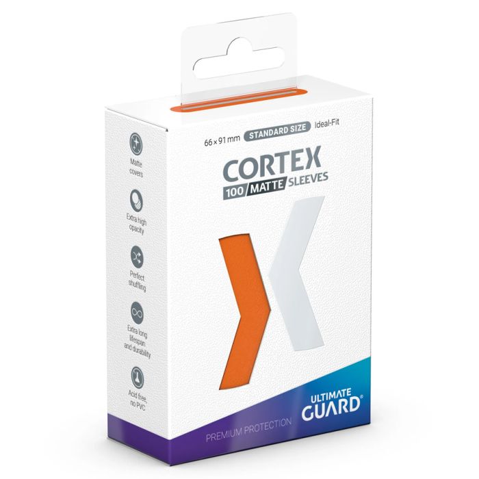 Cortex Sleeves - Matte Orange (100)