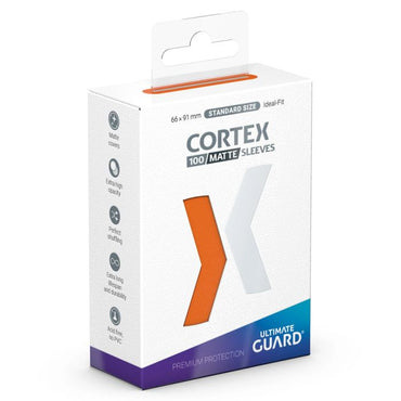 Cortex Sleeves - Matte Orange (100)
