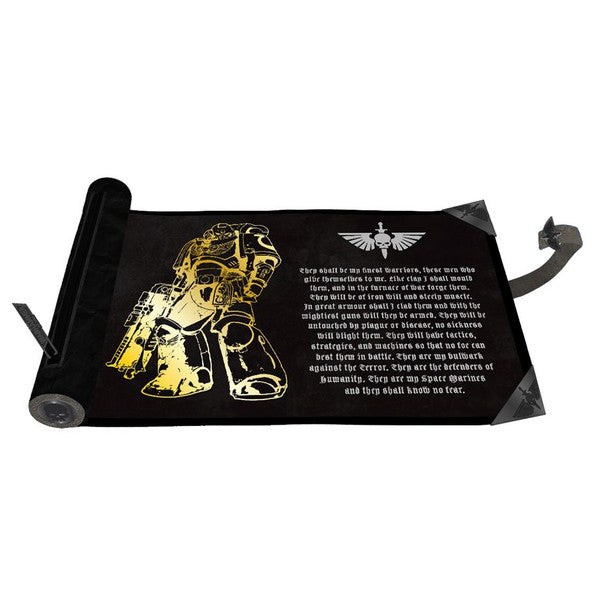 Warhammer 40K Dice Scroll - Space Marines