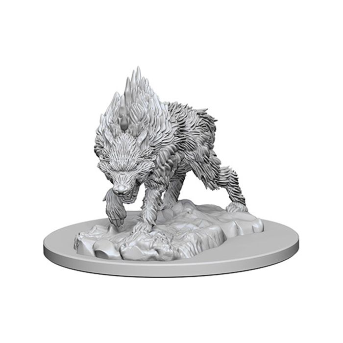 Pathfinder Deep Cuts Unpainted Miniatures: W04 Dire Wolf