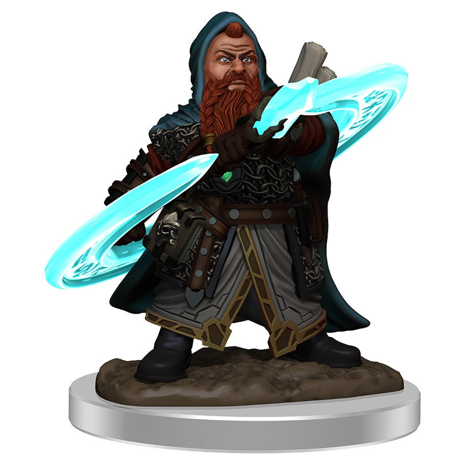 Pathfinder: Painted Miniatures - Male Dwarf Sorcerer (W3)