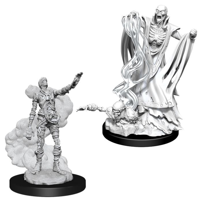 Dungeons & Dragons: Unpainted Miniatures - Lich & Mummy Lord (W11)