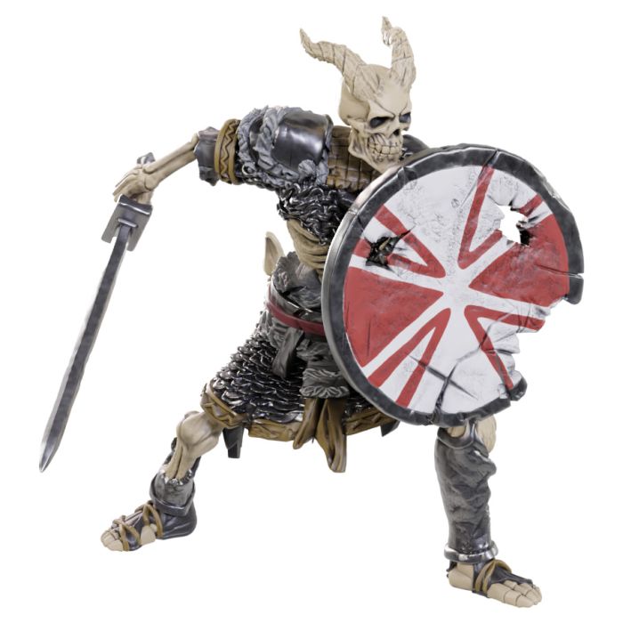 Dungeons & Dragons: Unpainted Miniatures - Tiefling Skeleton (W23)