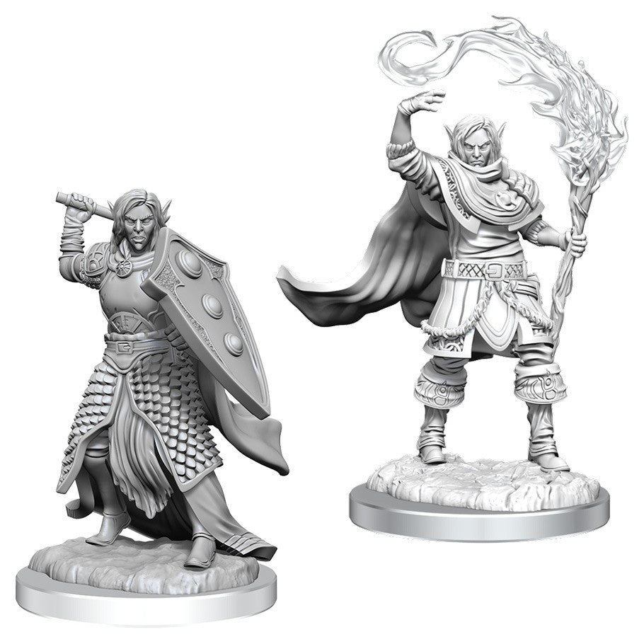 Dungeons & Dragons: Unpainted Miniatures - Elf Cleric Male (W16)