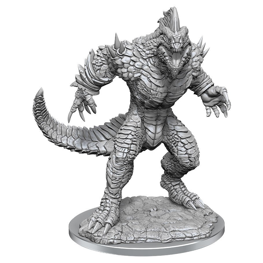 Dungeons & Dragons: Unpainted Miniatures - Lizardfolk Render (W21)