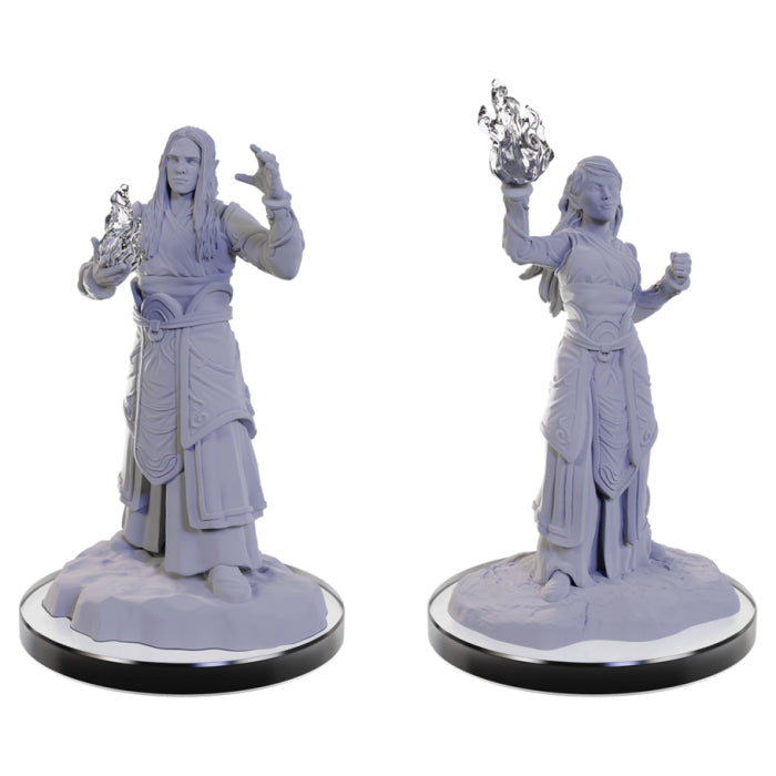 Dungeons & Dragons: Unpainted Miniatures - Elf Wizards (W22)