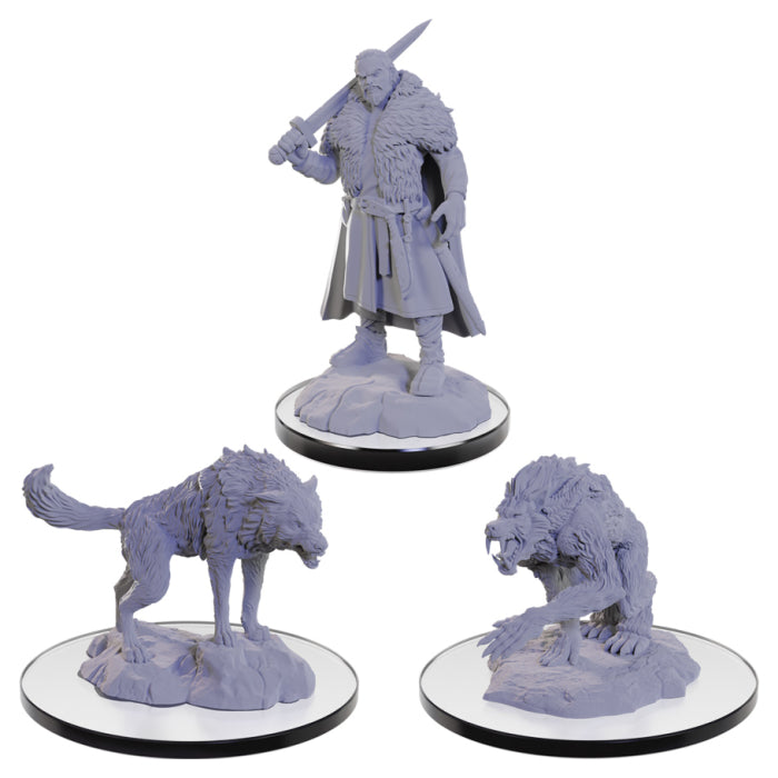 Dungeons & Dragons: Unpainted Miniatures - Loup Garou (W22)