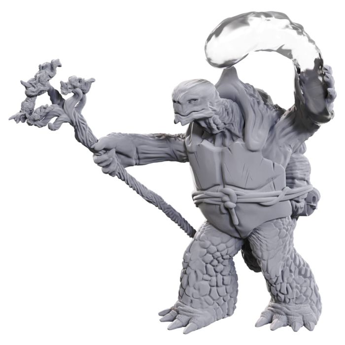 Dungeons & Dragons: Unpainted Miniatures - Tortle Druid & Wild Shape Giant Lizard (W24)