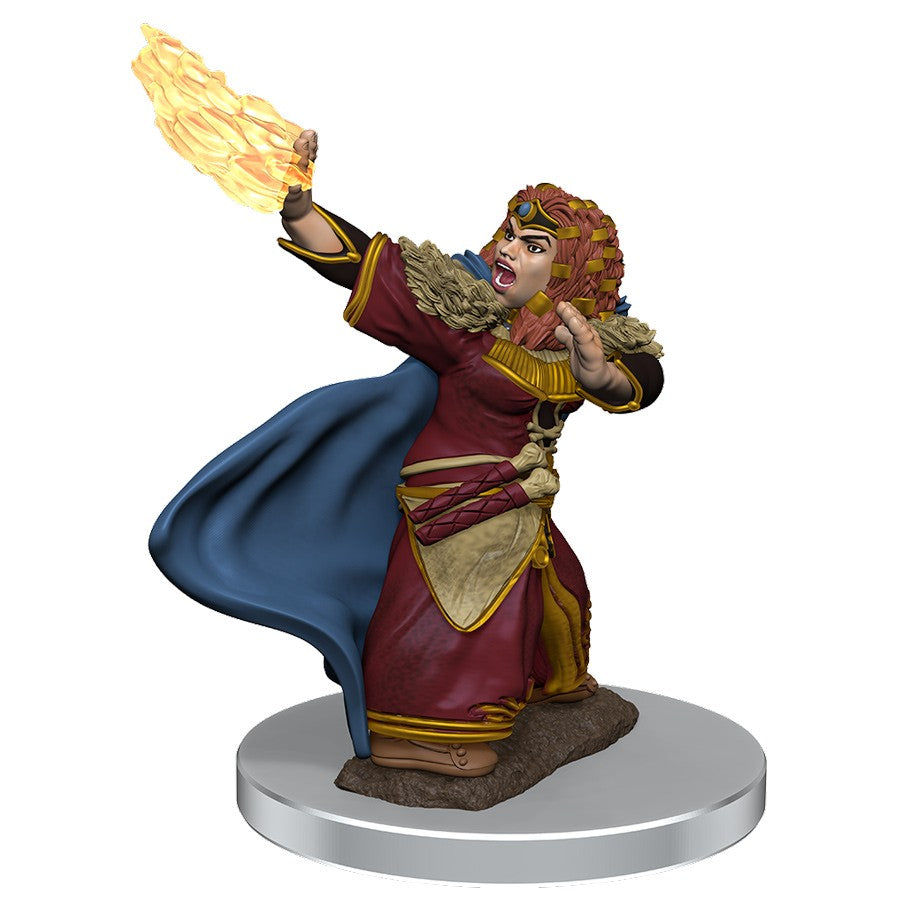 Dungeons & Dragons: Painted Miniatures - Female Dwarf Wizard (W7)