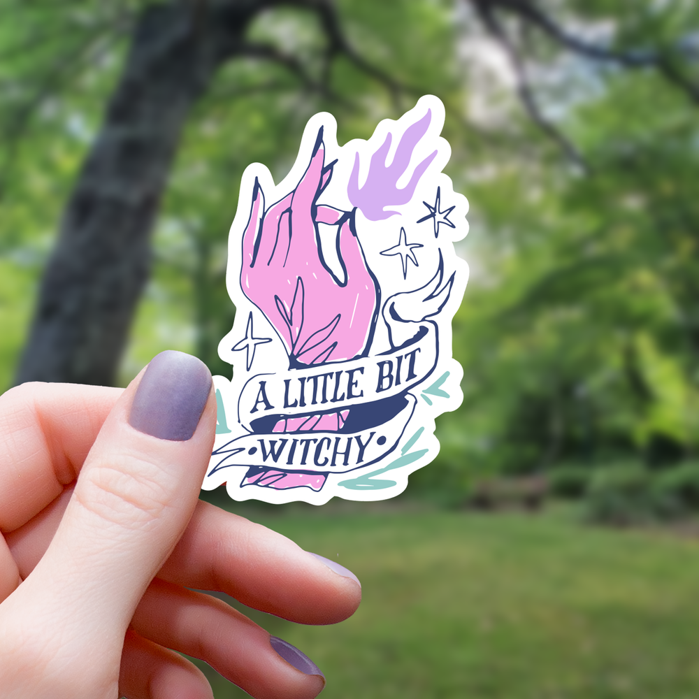 Vinyl Sticker - Little Bit Witchy Hand