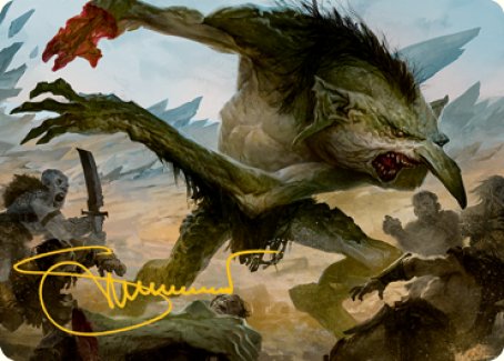 Loathsome Troll Art Card (Gold-Stamped Signature) [Dungeons & Dragons: Adventures in the Forgotten Realms Art Series]