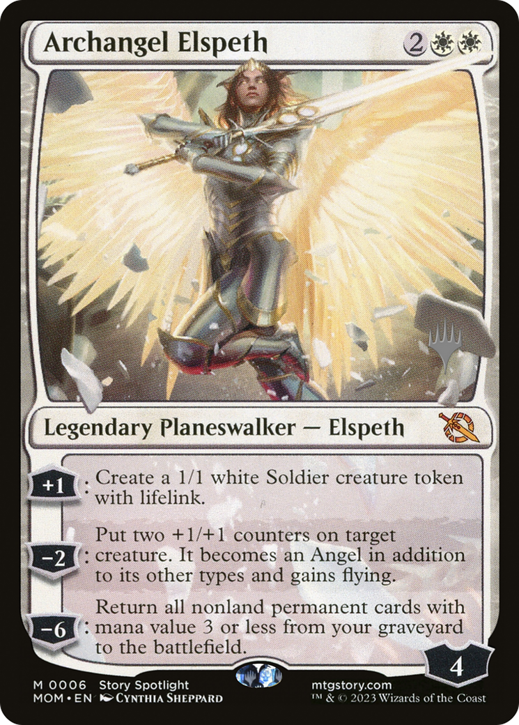 Archangel Elspeth (Promo Pack) [March of the Machine Promos]
