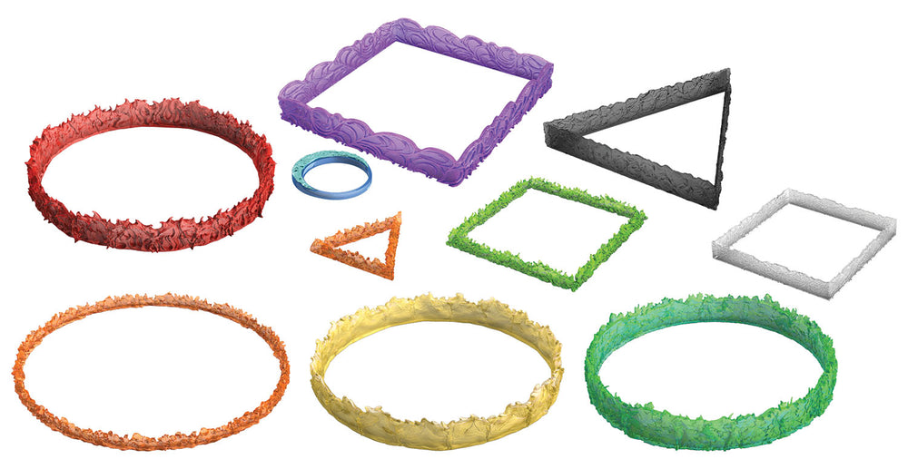 Dungeons & Dragons: Painted Miniature Set - Spell Effects - Halaster's Tumultuous Templates