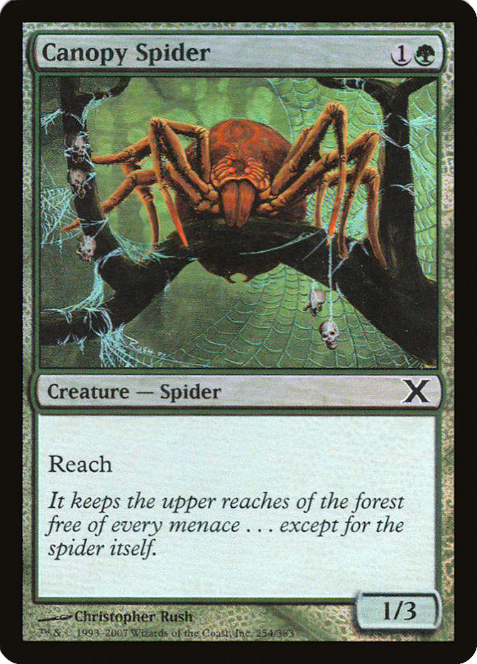Canopy Spider (Premium Foil) [Tenth Edition]