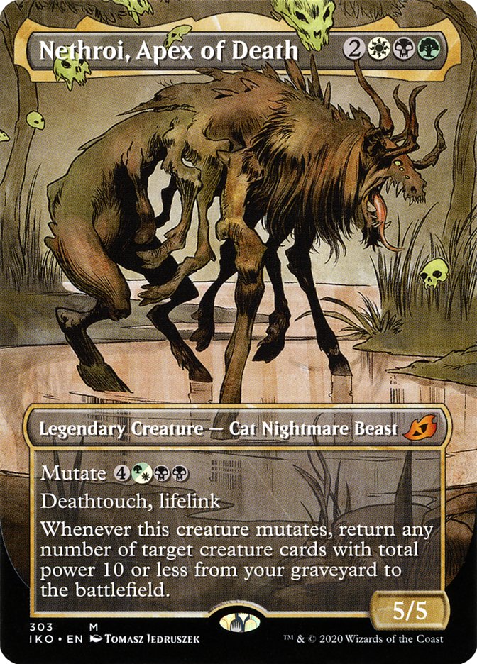 mtg ikoria cards Nethroi, Apex of Death (Showcase) [Ikoria: Lair of Behemoths]