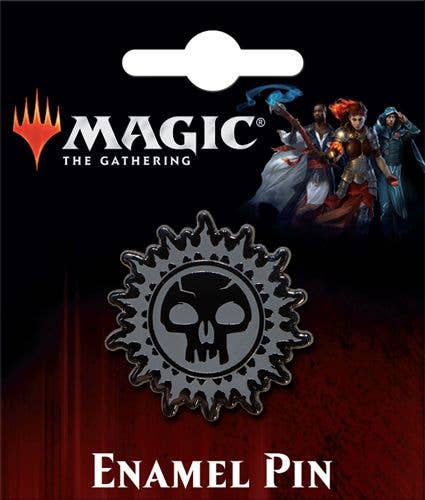 MTG Enamel Pin - Black Swamp Mana