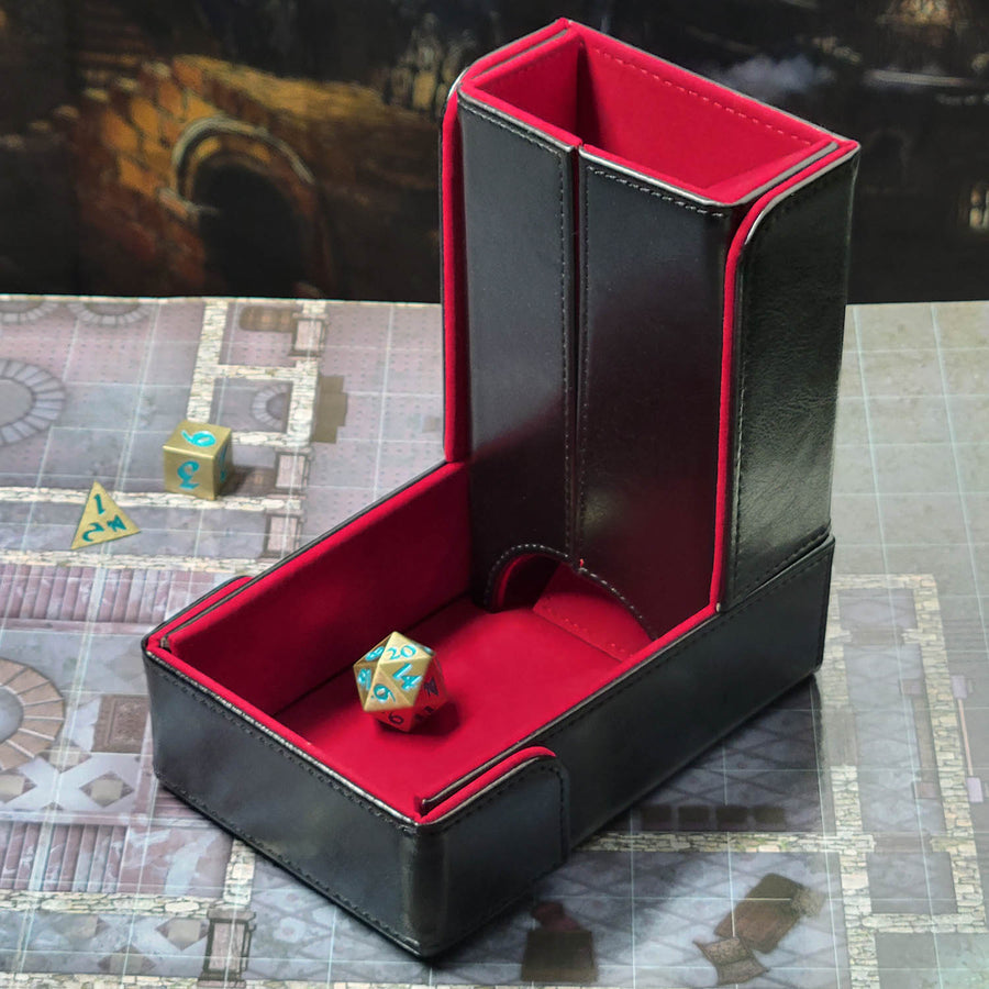 Keep Magnetic Dice Tower and Tray - Red