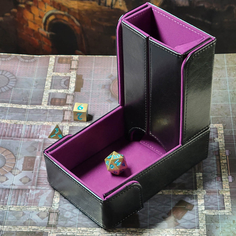 Keep Magnetic Dice Tower and Tray - Purple