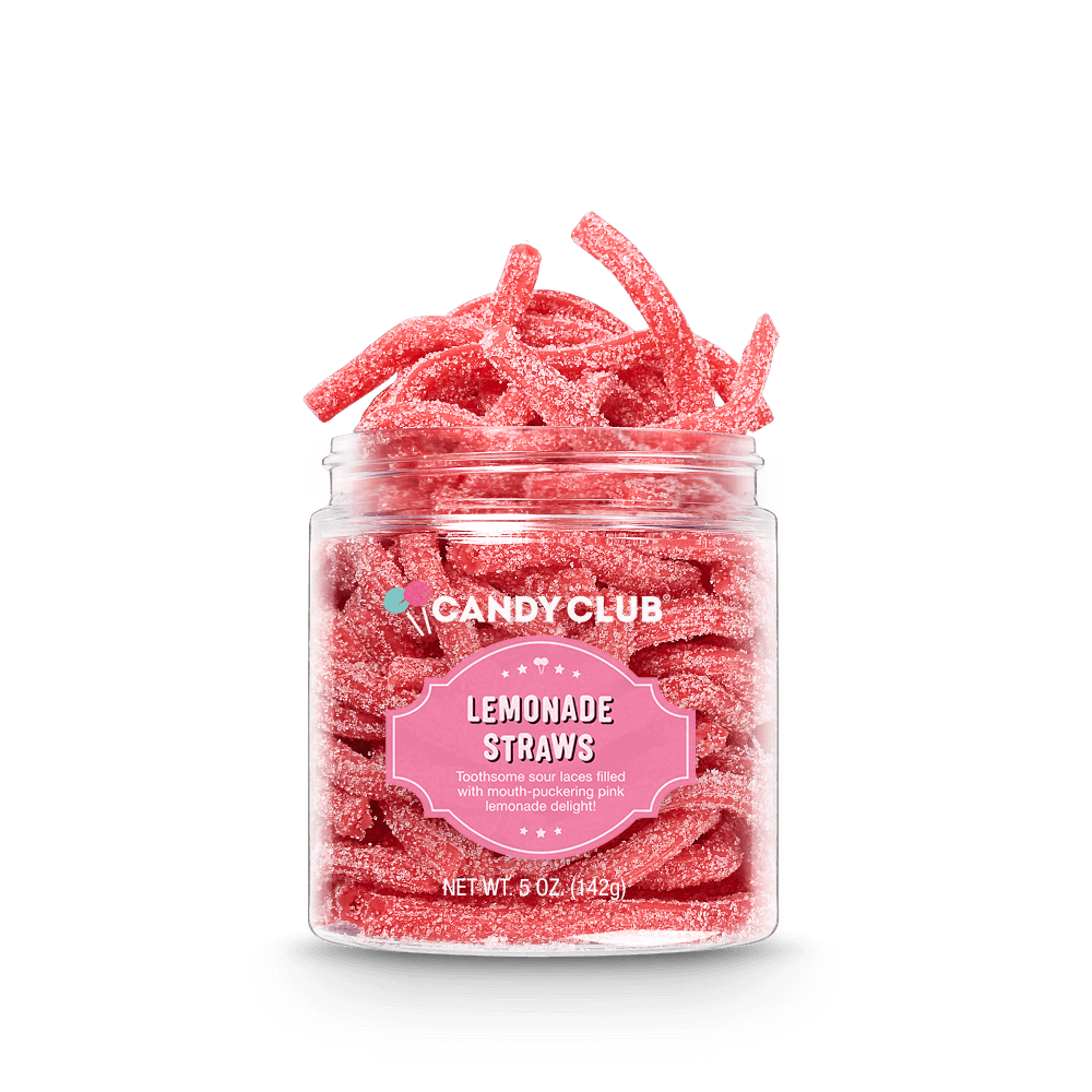 Gourmet Candy - Pink Lemonade Straws