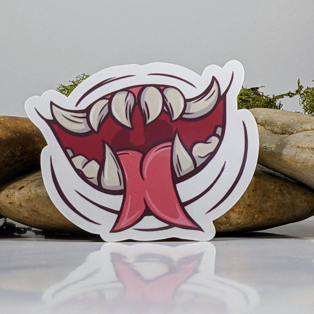 Vinyl Sticker - Mimic Mouth Tabletop RPG