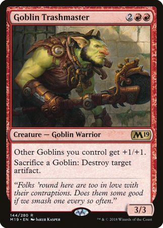 Goblin Trashmaster [Core Set 2019]