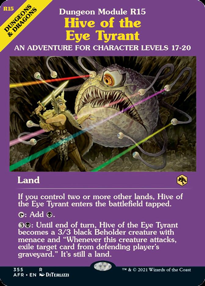 Hive of the Eye Tyrant (Dungeon Module) [Dungeons & Dragons: Adventure Hive of the Eye Tyrant (Dungeon Module) [Dungeons & Dragons: Adventure