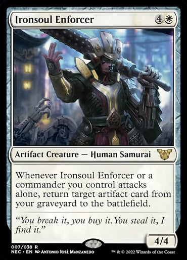 Ironsoul Enforcer [Kamigawa: Neon Dynasty Commander]