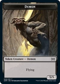 Demon // Marit Lage Double-Sided Token [Double Masters Tokens]
