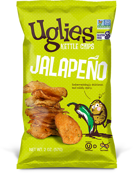 Uglies Kettle Cooked Chips - Jalapeno