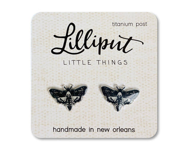 Death's Head Moth Earrings
