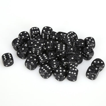 D6 Dice Block: Speckled Ninja - 12mm (36)