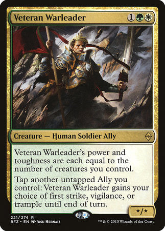 Veteran Warleader [Battle for Zendikar]