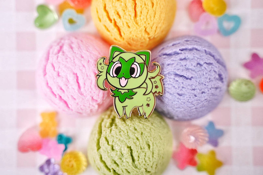 Pokemon Enamel Pin - Sprigatito