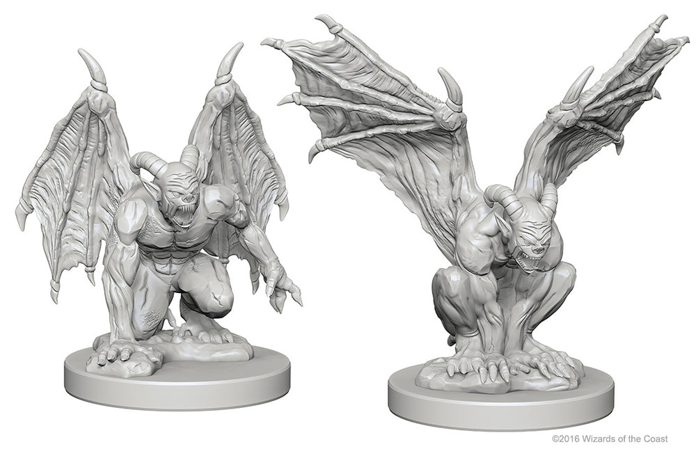 Dungeons & Dragons: Unpainted Miniatures - Gargoyles (W1)
