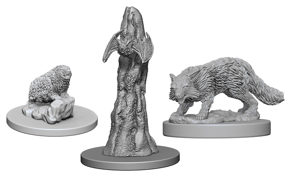 Pathfinder: Unpainted Miniatures - Familiars (W1)