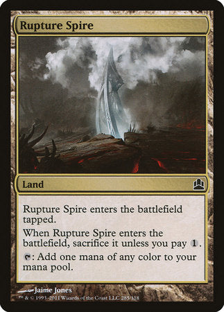 Rupture Spire [Commander 2011]