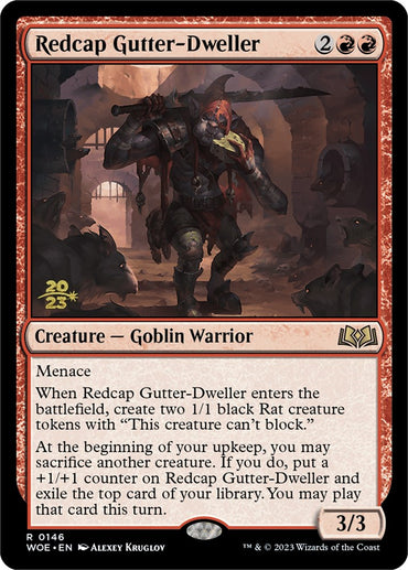 Redcap Gutter-Dweller [Wilds of Eldraine Prerelease Promos]
