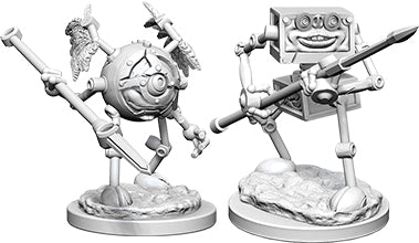 Dungeons & Dragons: Unpainted Miniatures - Monodrone & Duodrone (W6)