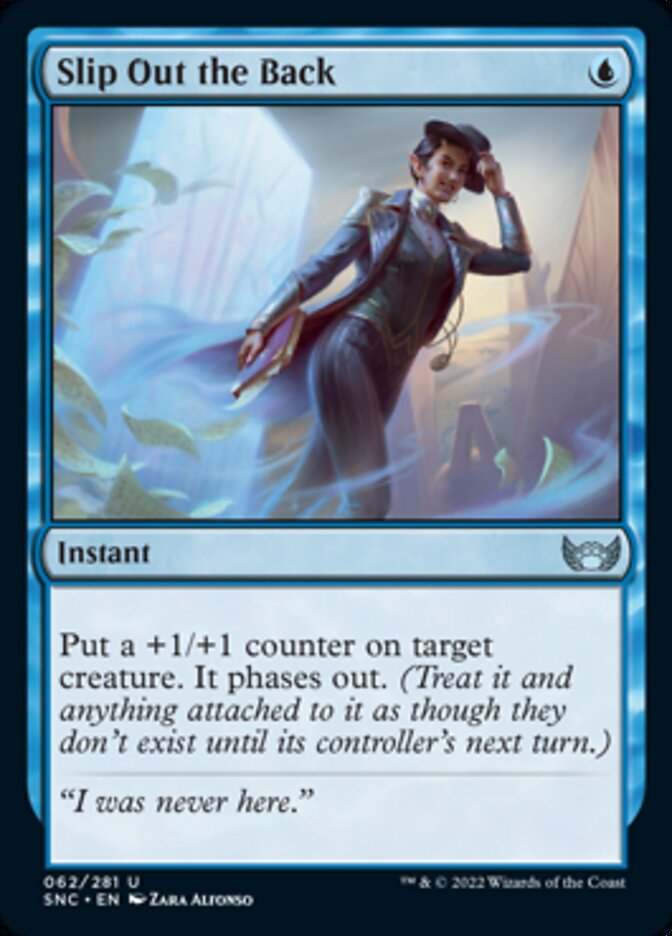 delve mtg cards Slip Out the Back [Streets of New Capenna]