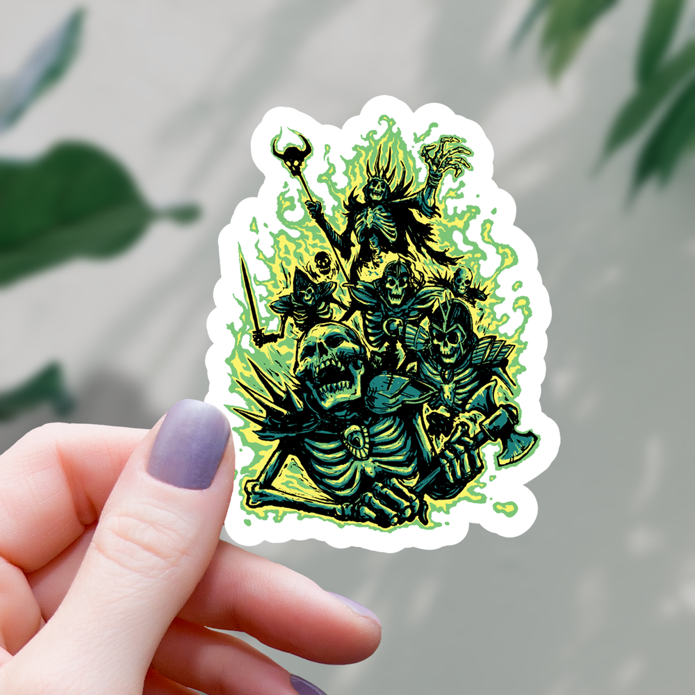 Vinyl Sticker - Necromancer Army Sticker