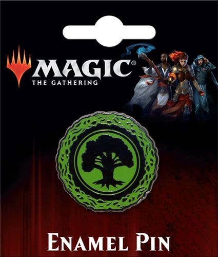 MTG Enamel Pin - Green Forest Mana