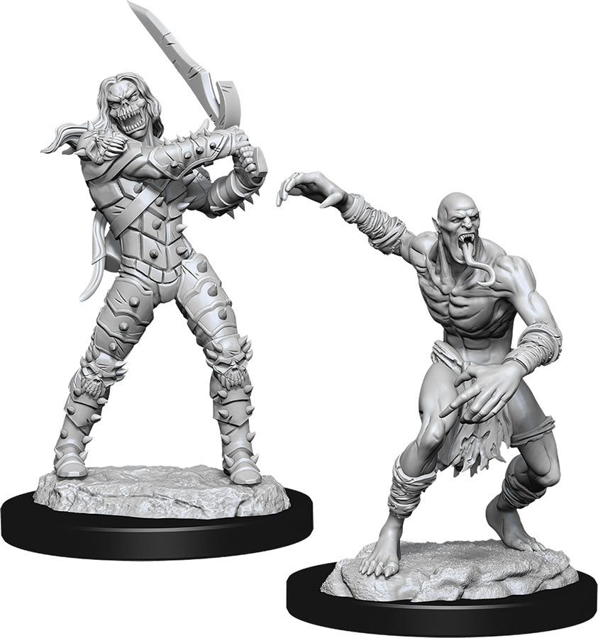 Dungeons & Dragons: Unpainted Miniatures - Wight & Ghast (W11)